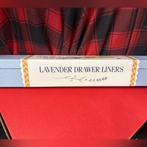 Lavender Scented Drawer Liners 6 sheets 16.5x22 NEW